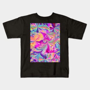 60's Trippy Psychedelic Abstract Art Kids T-Shirt